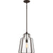 Myhouse Lighting Quoizel - QF5228RK - One Light Pendant - Haverford - Rustic Black