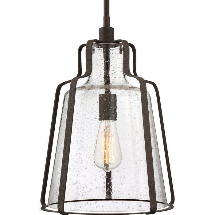 Myhouse Lighting Quoizel - QF5228RK - One Light Pendant - Haverford - Rustic Black