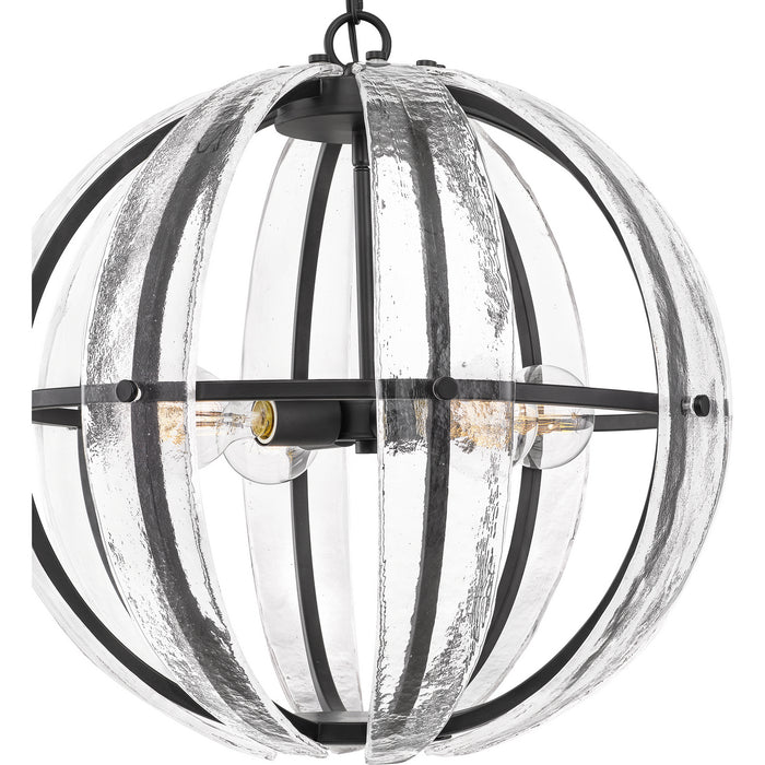 Myhouse Lighting Quoizel - QOP5179MBK - Four Light Pendant - Dre - Matte Black