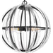 Myhouse Lighting Quoizel - QOP5179MBK - Four Light Pendant - Dre - Matte Black