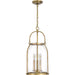 Myhouse Lighting Quoizel - QP5194WS - Three Light Pendant - Colonel - Weathered Brass