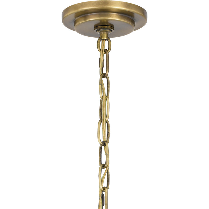 Myhouse Lighting Quoizel - QP5194WS - Three Light Pendant - Colonel - Weathered Brass