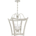 Myhouse Lighting Quoizel - SUM5216AWH - Four Light Pendant - Summerford - Antique White