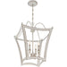 Myhouse Lighting Quoizel - SUM5216AWH - Four Light Pendant - Summerford - Antique White