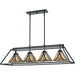 Myhouse Lighting Quoizel - TFAS442VA - Four Light Island Chandelier - Asheville - Valiant Bronze