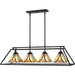 Myhouse Lighting Quoizel - TFAS442VA - Four Light Island Chandelier - Asheville - Valiant Bronze