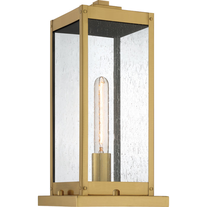 Myhouse Lighting Quoizel - WVR9106A - One Light Outdoor Lantern - Westover - Antique Brass