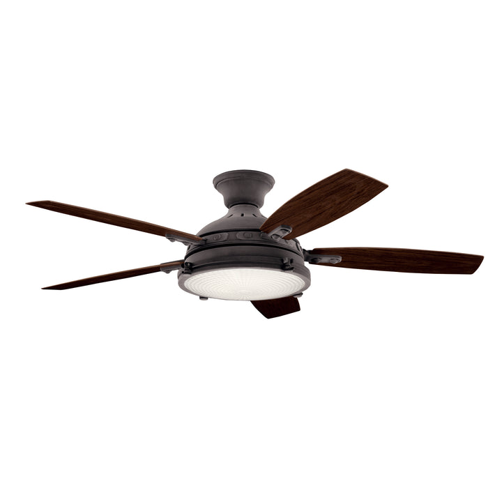 Myhouse Lighting Kichler - 310018WZC - 52"Ceiling Fan - Hatteras Bay - Weathered Zinc