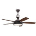 Myhouse Lighting Kichler - 310018WZC - 52"Ceiling Fan - Hatteras Bay - Weathered Zinc