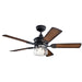 Myhouse Lighting Kichler - 310239DBK - 52"Ceiling Fan - Lyndon - Distressed Black