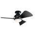 Myhouse Lighting Kichler - 330150SBK - 34"Ceiling Fan - Sola - Satin Black