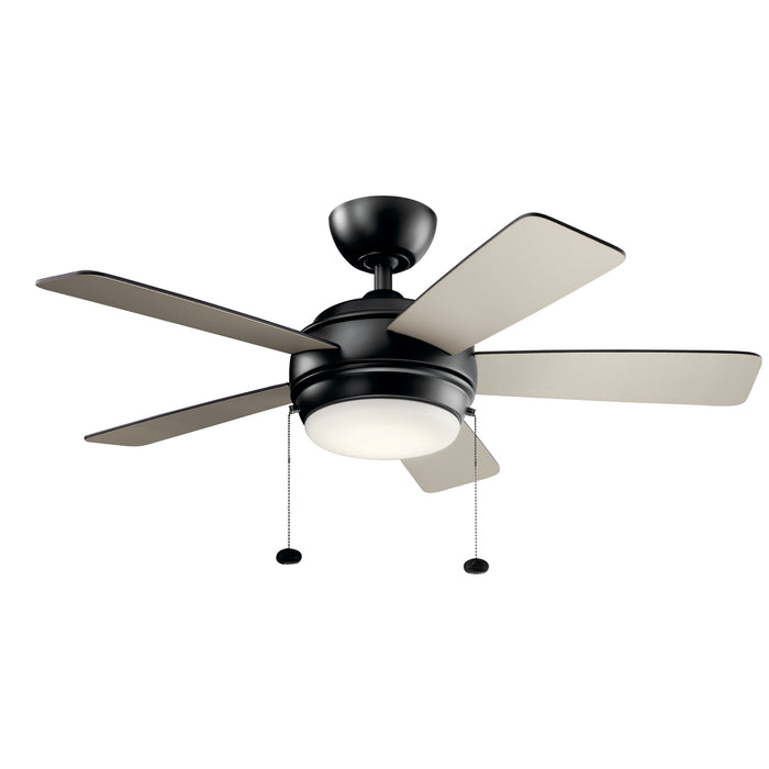 Myhouse Lighting Kichler - 330171SBK - 42"Ceiling Fan - Starkk - Satin Black