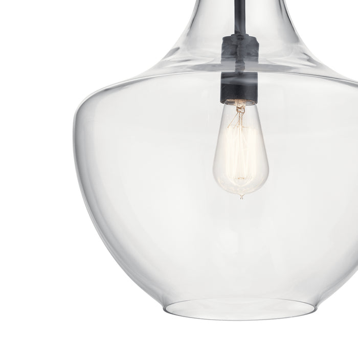 Myhouse Lighting Kichler - 42046BK - One Light Pendant - Everly - Black