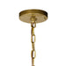 Myhouse Lighting Kichler - 42138NBR - Four Light Foyer Pendant - Voleta - Natural Brass