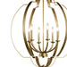 Myhouse Lighting Kichler - 42139NBR - Six Light Foyer Chandelier - Voleta - Natural Brass