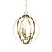 Myhouse Lighting Kichler - 42140NBR - Three Light Pendant - Voleta - Natural Brass