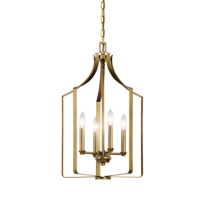 Myhouse Lighting Kichler - 42496NBR - Four Light Mini Chandelier - Morrigan - Natural Brass