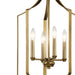 Myhouse Lighting Kichler - 42496NBR - Four Light Mini Chandelier - Morrigan - Natural Brass