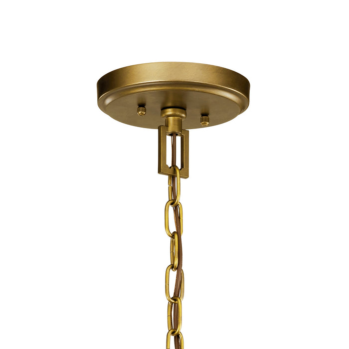 Myhouse Lighting Kichler - 42498NBR - Eight Light Foyer Chandelier - Morrigan - Natural Brass