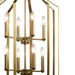 Myhouse Lighting Kichler - 42498NBR - Eight Light Foyer Chandelier - Morrigan - Natural Brass