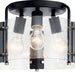 Myhouse Lighting Kichler - 42954BK - Three Light Semi Flush Mount - Thoreau - Black