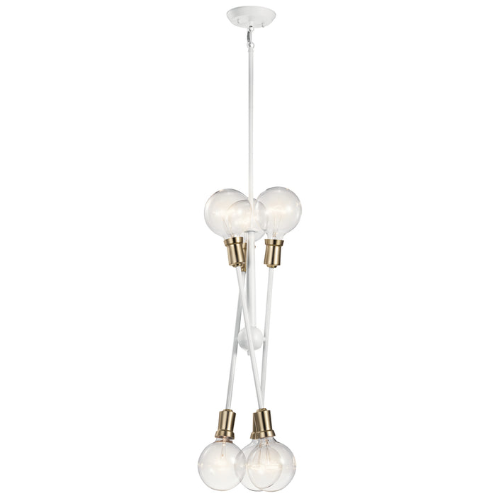 Myhouse Lighting Kichler - 43095WH - Six Light Chandelier - Armstrong - White