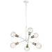 Myhouse Lighting Kichler - 43095WH - Six Light Chandelier - Armstrong - White