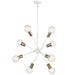 Myhouse Lighting Kichler - 43118WH - Eight Light Chandelier - Armstrong - White