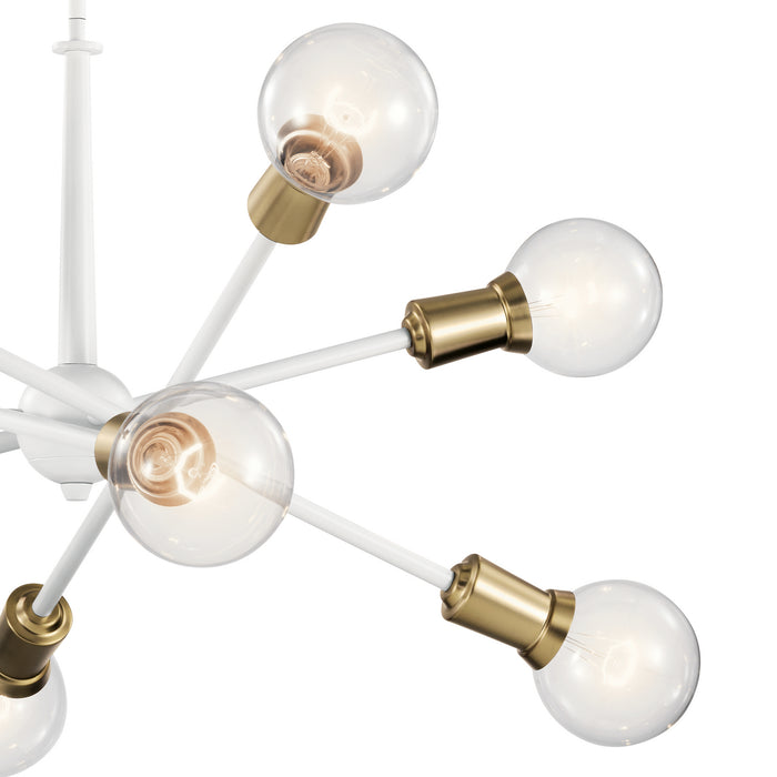 Myhouse Lighting Kichler - 43118WH - Eight Light Chandelier - Armstrong - White