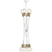 Myhouse Lighting Kichler - 43119WH - Ten Light Chandelier - Armstrong - White