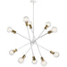 Myhouse Lighting Kichler - 43119WH - Ten Light Chandelier - Armstrong - White