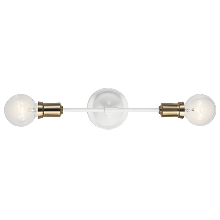 Myhouse Lighting Kichler - 43195WH - Two Light Wall Sconce - Armstrong - White