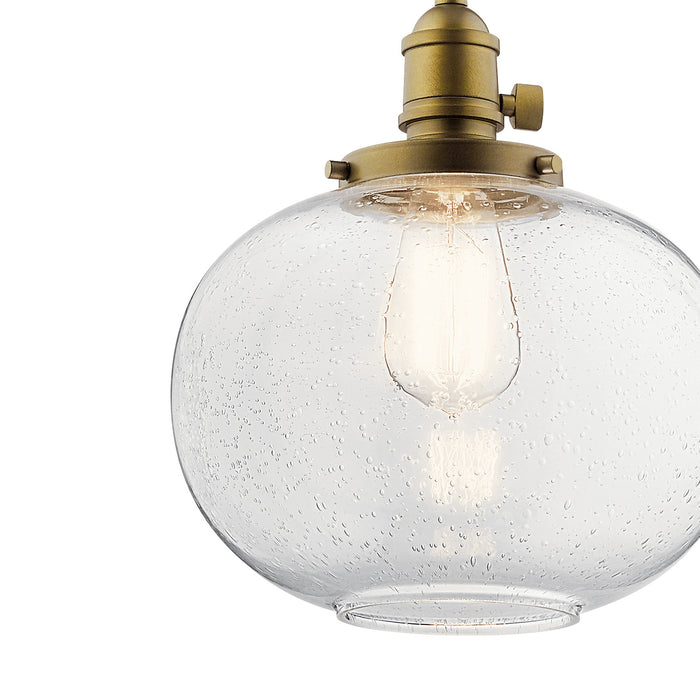 Myhouse Lighting Kichler - 43852NBR - One Light Mini Pendant - Avery - Natural Brass