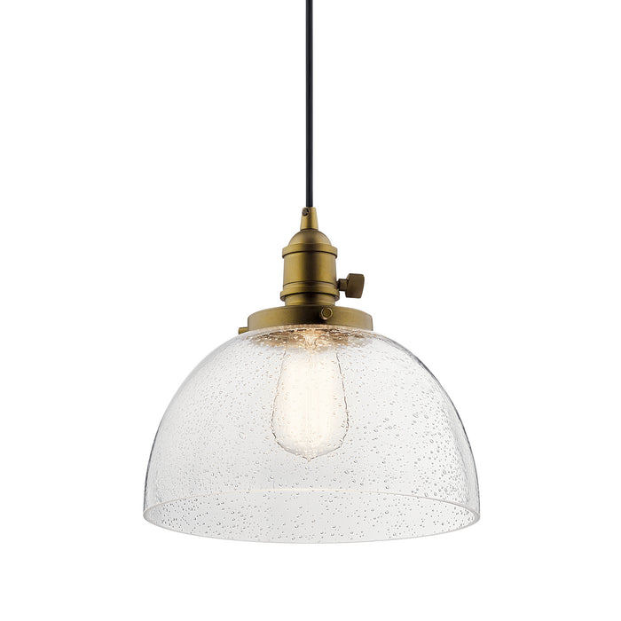 Myhouse Lighting Kichler - 43853NBR - One Light Mini Pendant - Avery - Natural Brass