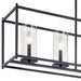 Myhouse Lighting Kichler - 43995BK - Five Light Linear Chandelier - Crosby - Black