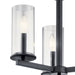 Myhouse Lighting Kichler - 43997BK - Three Light Chandelier/Semi Flush Mount - Crosby - Black