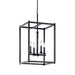 Myhouse Lighting Kichler - 43998BK - Four Light Foyer Pendant - Crosby - Black