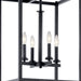 Myhouse Lighting Kichler - 43998BK - Four Light Foyer Pendant - Crosby - Black