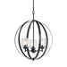 Myhouse Lighting Kichler - 44034BK - Three Light Chandelier - Winslow - Black