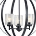 Myhouse Lighting Kichler - 44034BK - Three Light Chandelier - Winslow - Black