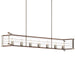 Myhouse Lighting Kichler - 44252NI - Seven Light Linear Chandelier - Lente - Brushed Nickel