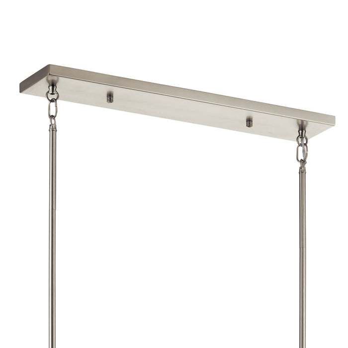 Myhouse Lighting Kichler - 44252NI - Seven Light Linear Chandelier - Lente - Brushed Nickel