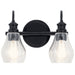 Myhouse Lighting Kichler - 45391BK - Two Light Bath - Greenbrier - Black