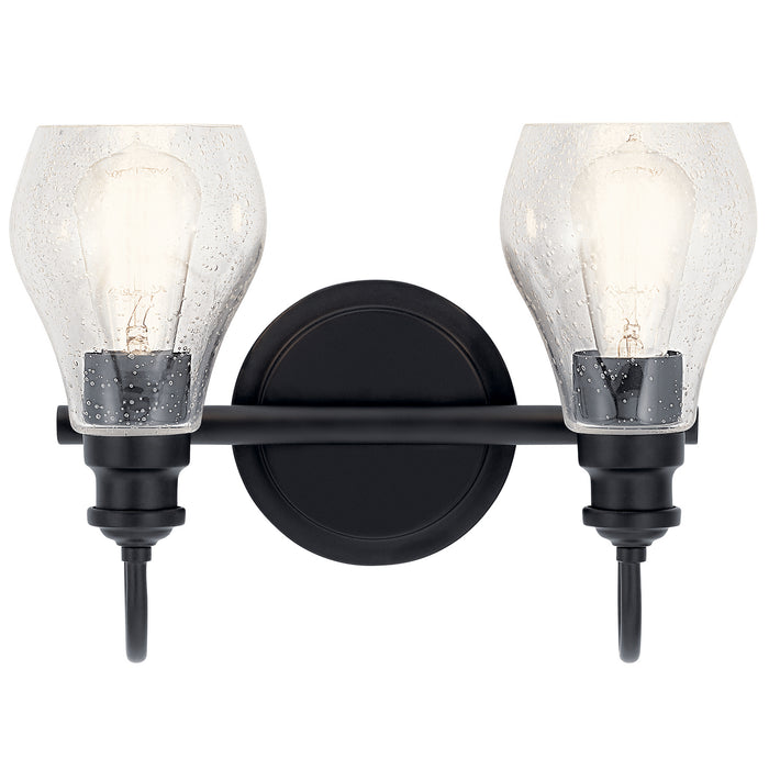 Myhouse Lighting Kichler - 45391BK - Two Light Bath - Greenbrier - Black