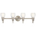 Myhouse Lighting Kichler - 45393NI - Four Light Bath - Greenbrier - Brushed Nickel