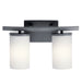 Myhouse Lighting Kichler - 45496BK - Two Light Bath - Crosby - Black