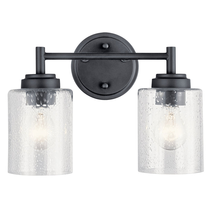 Myhouse Lighting Kichler - 45885BK - Two Light Bath - Winslow - Black