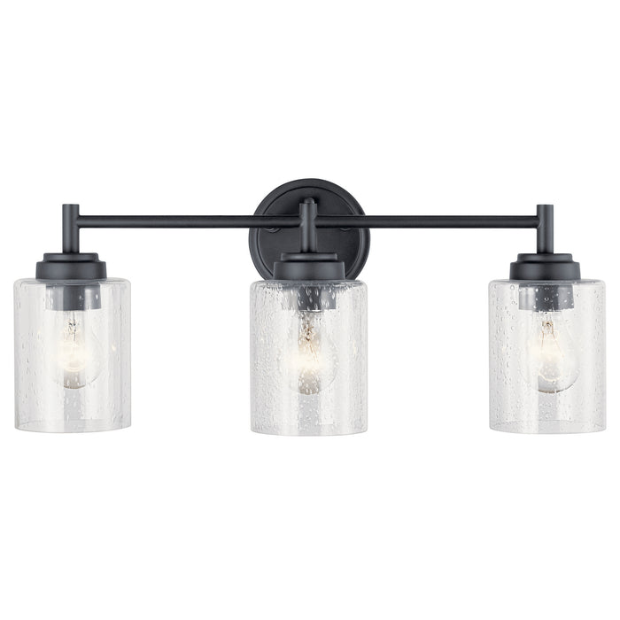 Myhouse Lighting Kichler - 45886BK - Three Light Bath - Winslow - Black