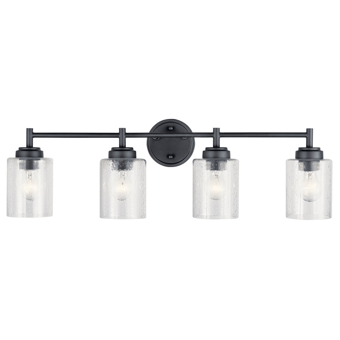 Myhouse Lighting Kichler - 45887BK - Four Light Bath - Winslow - Black