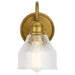 Myhouse Lighting Kichler - 45971NBR - One Light Wall Sconce - Avery - Natural Brass